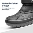 thumbnail image 4 of DREAM PAIRS Boys & Girls Winter Zip Snow Boots Outdoor Warm Waterproof Sport Snow Boot BLACK Size 10, 4 of 6