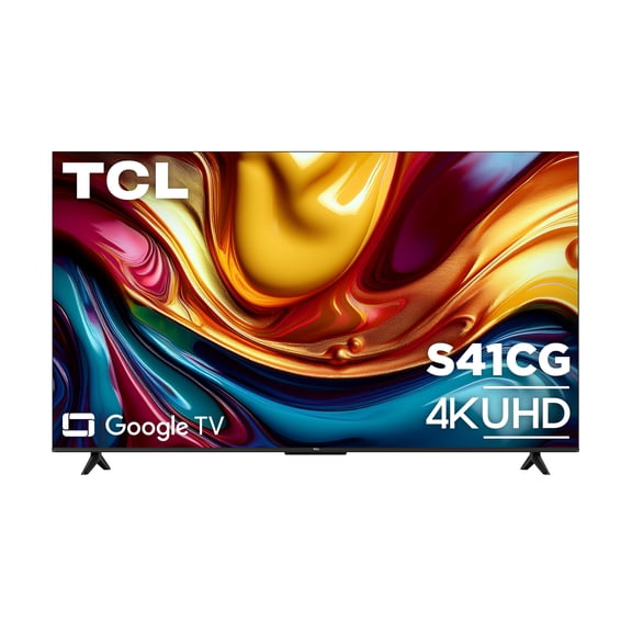 TCL 55" Class S41CG Series 4K UHD LED Smart Google TV (Limited Edition) - Dolby Vision HDR & Dolby Atmos, Google Assistant & Amazon Alexa Compatible with Voice Remote - 55S41CG