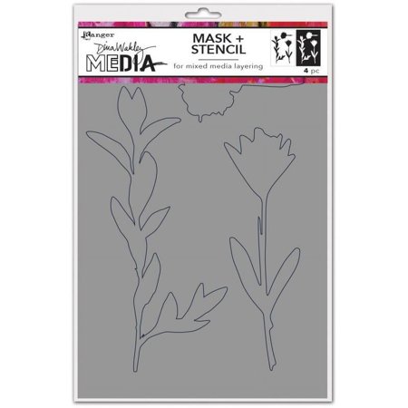 UPC: 0789541077671 | Growing Dina Wakley Media Stencils + Masks