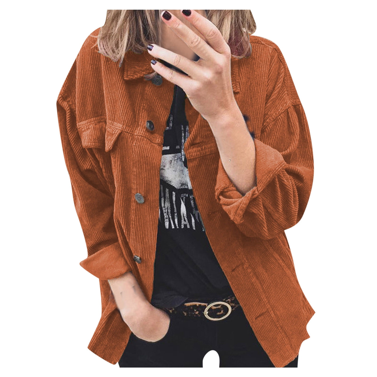 Orange winter jacket womens best sale