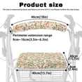 thumbnail image 6 of HELLHERO Rollator Walker Seat Back Covers Rollator Walker Seat Covers & Floral and Rooster Stretchable Material Easy to Use for Unisex, 6 of 7