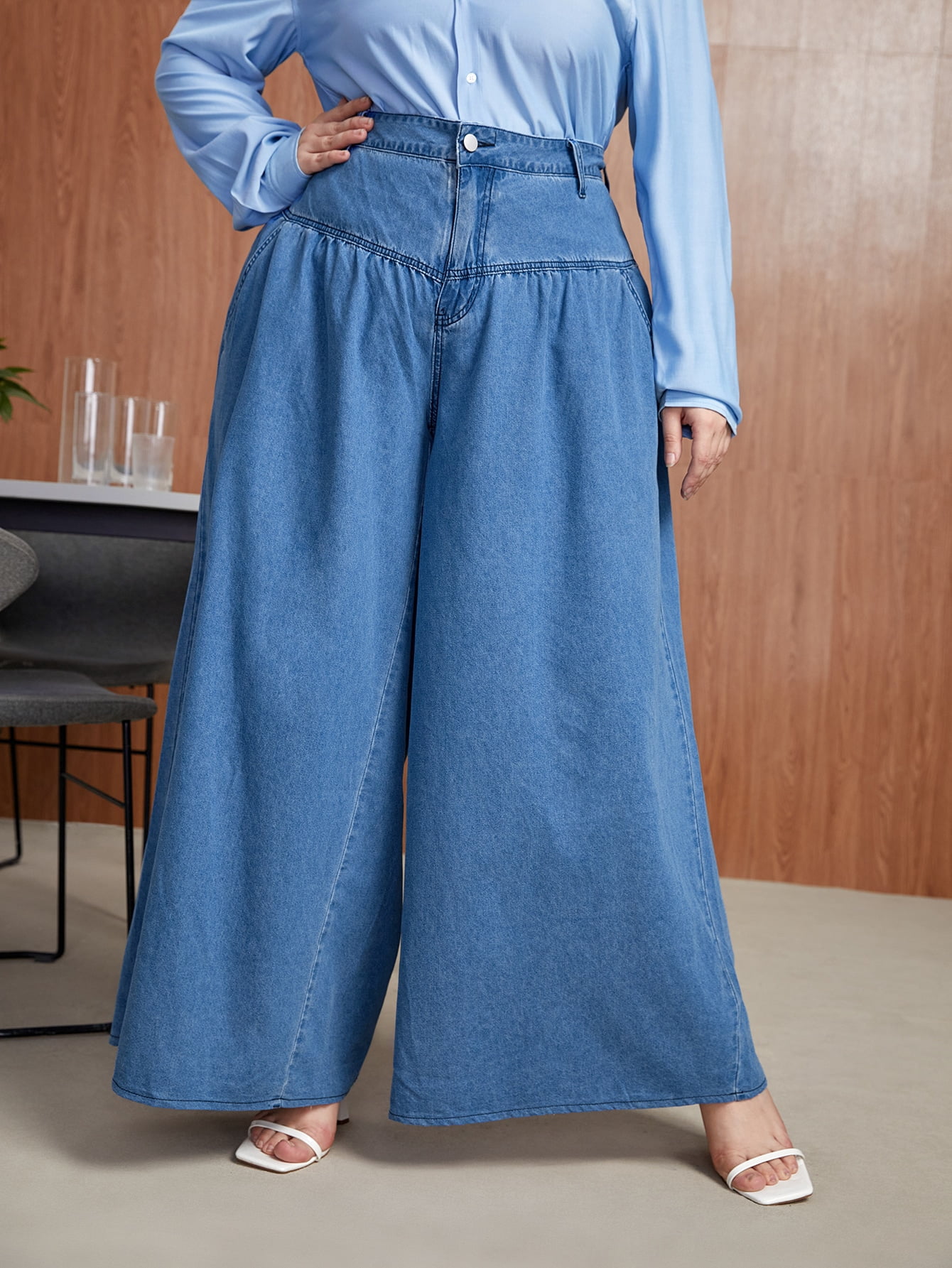 High Waist Wide Leg Jeans 2022 4XL(20 