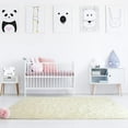 thumbnail image 6 of Junovo Super Soft Fluffy Area Rugs Modern Shag Rug for Bedroom Living Room,Cute Carpets for Kids Nursery Girls Home Dorm,4'x6',Cream White, 6 of 7