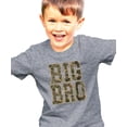thumbnail image 2 of Big Bro Camo Shirt for Boys Matching Sibling Graphic Tee Camouflage Older Brother TShirt Granite Heather Shirt 12 Months, 2 of 8