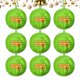 thumbnail image 1 of Herunwer Lime Green Furry Elf Christmas Tree Ornaments - Hanging Ball Ornaments for Christmas Party & Home Decorations, 1 of 9