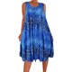 thumbnail image 3 of Vestido Estampado Chaleco Camiseta Vestido Corto Sin Mangas Mujer Ropa De Verano, Azul, S Inevent AP002136-41, 3 of 5