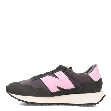 New Balance Women's 237 V1 Classic Sneaker, Blacktop/Lilac Cloud/White, 8.5