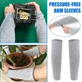 thumbnail image 3 of Cut Resistant Farmers Sleeves Protective Arm Sleeves for Thin Skin And Bruising Arm Guard with Thumb Hole for Work Gardening Farming, 3 of 8