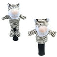 thumbnail image 2 of DYNWAVECA 2 Pieces Club Head Covers Animal Novelty Protection Sleeves, 2 of 10