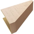 thumbnail image 6 of 11"W x 33"D x 22"H Classic Concord Rough Cedar Woodgrain TimberThane Corbel, Primed Tan, 6 of 6