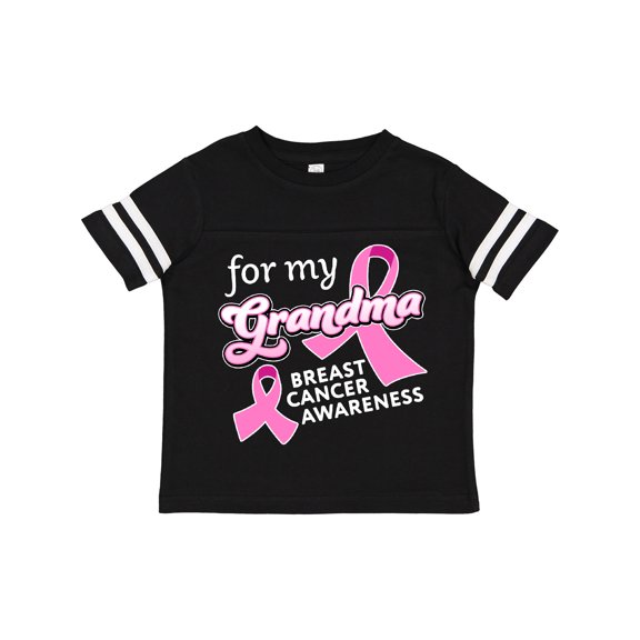 Inktastic For My Grandma-Breast Cancer Awareness Boys or Girls Toddler T-Shirt