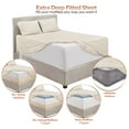thumbnail image 6 of 6 Piece Bed Sheets Set- Hotel Luxury Extra Deep Sheets, 39 Colors, 16"- 24" Deep, 6 of 16
