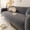 Dark Gray, variant on Faux Rabbit Fur Couch Cover, Fluffy Plush 1 2 3 4 Seat Sectional Sofa Slipcover Non Slip Furniture Protector for Kids Dogs Pet (Dark Gray,L(75-90in))
