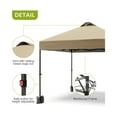 thumbnail image 4 of 10x10 Pop Up Canopy with Sidewalls for Outdoor, Portable Canopy with One Push Setup, Easy Set-Up Waterproof Tent for Outdoor Party, Sun Shade for Wedding Backyard Garden Event, 4 of 8