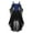 Dark Blue, variant on Halloween Renaissance Goth Dress for Women Bell Sleeve Lace Up Costumes Steampunk Dresses High Low Medieval Clothes