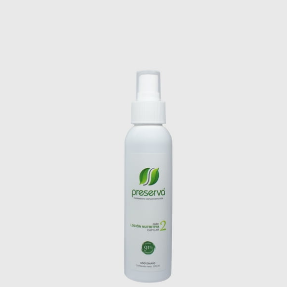 Loción Tónico Capilar Anticaída (Romero, Sábila, Albahaca) – Para El Crecimiento del Cabello y Control de la Alopecia 125ml Preserva®