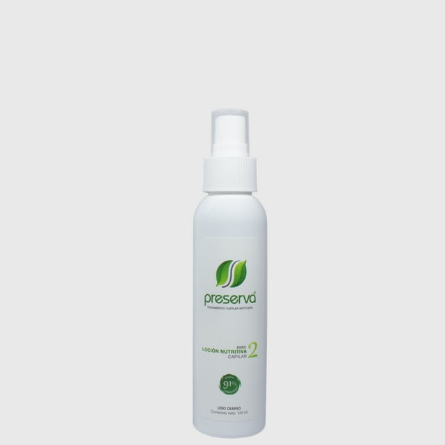 Loción Tónico Capilar Anticaída (Romero, Sábila, Albahaca) – Para El Crecimiento del Cabello y Control de la Alopecia 125ml Preserva®