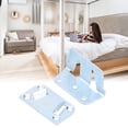 thumbnail image 3 of Bed Frame Hardware, No Slotting Required Portable Durable Bed Hardware Strong Load Bearing Stainless Steel Direct Installation  for Beds, 3 of 7