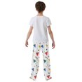 thumbnail image 4 of FORMRS Boys Pajama Pants with Pockets Size 13-14Y Kids Lounge Sleep Bottoms, Colorful Geometric, 4 of 8