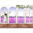 thumbnail image 3 of IDEA4WALL 4pcs Vies from French Window Peel and Stick Wallpaper Removable Wall Murals Large Wall Stickers for Home Decoration, 66"x24", 3 of 4