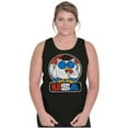 thumbnail image 4 of Tootsie Mr Owl USA American Patriot Unisex Plus Size Tank Top Brisco Brands 3X, 4 of 5