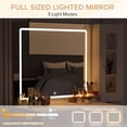 thumbnail image 5 of Zvivofla Vanity Desk with Mirror and Lights, Makeup Vanity Fluted Vanity Set with 5 Drawers, Side Cabinet & Charging Station Modern Dressing Table with 28.9"W Mirror for Bedroom, 5 of 10