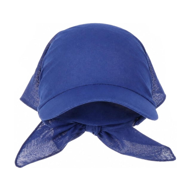 Pañuelo tipo bandana para mujer, gorro, turbante, regalo para citas, montar a caballo y andar en bicicleta. Azul