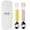 Yellow, Pink, variant on Rowers & Moon 2-Piece Stainless Steel Toddler Fork & Spoon Utensil Set