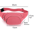 thumbnail image 2 of Riñonera: riñonera impermeable con correas ajustables para los hombros para hacer ejercicio, viajar, correr por placer. Ormromra CPB-DE-SSW1238-2, 2 of 5