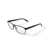 Phat Farm Men's HV706 Browline Prescription Eyeglasses with Case, Silver