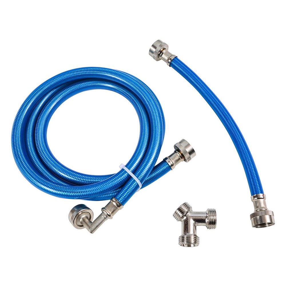 Steam Dryer Hose Installation Kit Stainless Steel Braided PVC Coated