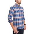thumbnail image 1 of Weatherproof Mens Flannel Button Up Shirt, Blue, Small, 1 of 4