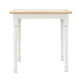 thumbnail image 6 of Carlene 5-piece Square Dining Table Natural Brown and White, 6 of 11
