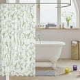 thumbnail image 3 of Dinosaur Shower Curtain for Bathroom Decor 3D Digital Print Bath Curtain Jungle Dino Bathroom Accessories Wild Animal Waterproof Polyester Fabric White Green for Stalls Bathtubs 72"x72", 3 of 6