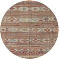 thumbnail image 1 of Ahgly Company Machine Washable Indoor Round Contemporary Camel Brown Area Rugs, 4' Round, 1 of 7