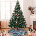 thumbnail image 7 of Yiaed Fish In The Wave Print Christmas Tree Skirt , Tree SkirtsTree Mat for Christmas Winter Holiday Indoor Decorations-48", 7 of 7