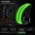 thumbnail image 4 of VONTER LED Arm Belt Reflective Sport Wristband,Outdoor Night Running Light Armband with LED Glow Bracelet Light Sport Belt Gear Glow LED Light up Bracelet Band Sports Wristbands for Women and Men, 4 of 7