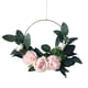 thumbnail image 1 of Guirnalda artificial Flor color de rosa Tela falsa Flor Aro Colgante Hogar Boda Adorno floral, Rosa Monstrate HA7327-01B, 1 of 6