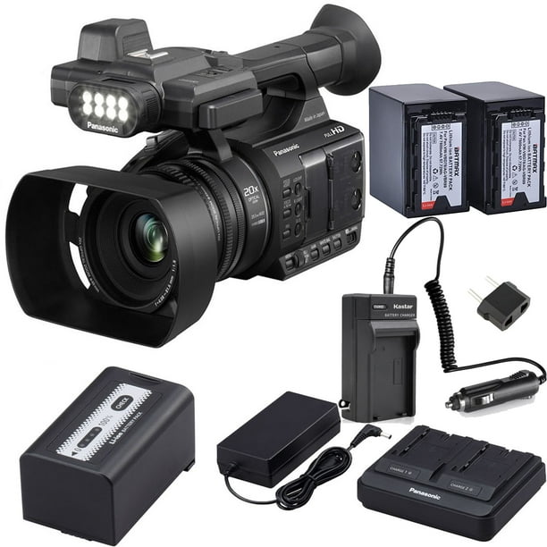 Panasonic AG-AC30 Full HD Caméscope avec 2x Batteries &amp; amp; AC/DC Chargeur Kit USA