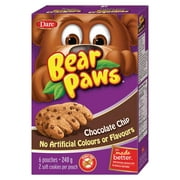 Bear Paws Chocolate Chip Cookies, Dare