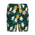 thumbnail image 3 of Yiaed Tropical Fruit for Men's Soft Sleep Pajama Short Lounging Pajama Shorts-Large, 3 of 8