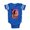 Royal Blue, variant on CafePress - Parrot CROP Text - Cute Infant Baby Football Bodysuit