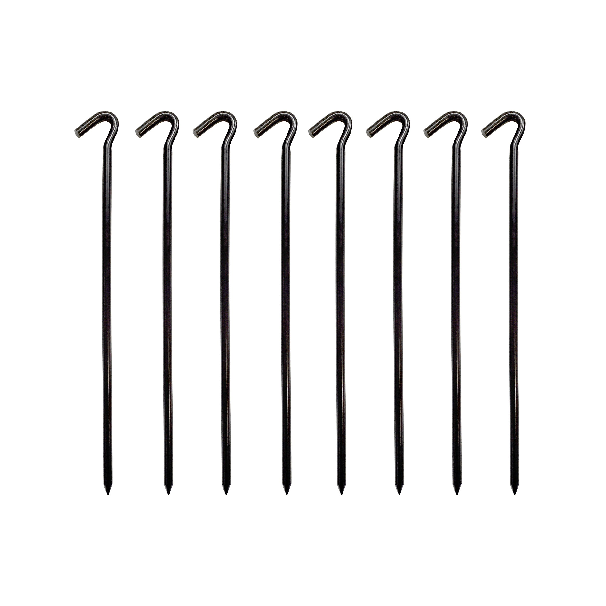 Coghlan's Heavy Duty Tent Stakes 8-Pack with Hyper Tough 16 Oz Rubber Mallet Bundle