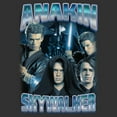 thumbnail image 2 of Mens Star Wars Anakin Skywalker Collage Lightweight Hoodie, 2 of 4