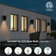 thumbnail image 3 of Aplique de Pared Exterior Cerdeco 27 cm Aluminio Negro Mate 110V-220V, 3 of 6