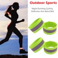 thumbnail image 2 of Anuirheih 4Pcs Reflective Bands for Arm, Ankle, Leg and Wrist, High Visibility Reflective Gear for Running, Night Walking and Cycling, 2 of 4