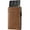 brown, variant on Men's wallet metal card bag genuine leather RFID anti-theft brushing aluminum alloy card bag