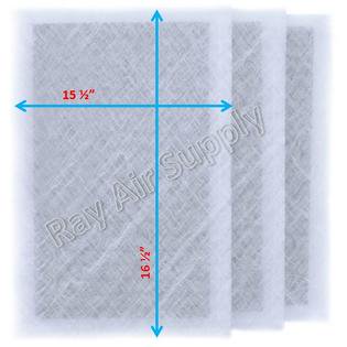 

RayAir Supply 18x18 Air Ranger Air Cleaner Replacement Filter Pads 18x18 Refills (3 Pack)