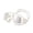 White, variant on Swimming Gear For Swimmers Training Pool Lap Exercise And Water Sports Accessories, 20cm, White