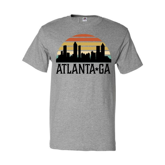 Inktastic Atlanta Georgia Skyline Vintage T-Shirt